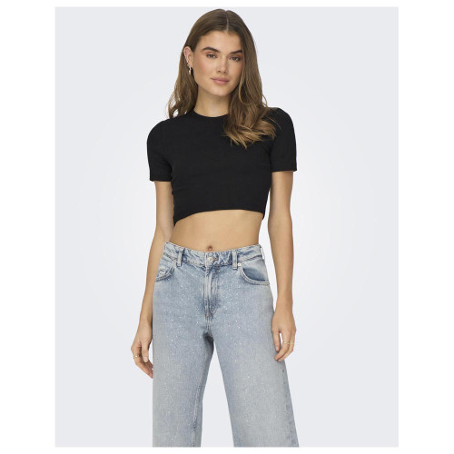 Only Γυναικεία κοντομάνικη μπλούζα Cropped Top